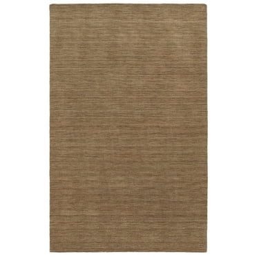 Oriental Weavers Aniston Hand-made Wool Area Rug - 27104 - 10' x 13' - in Solid Tan - Modern Style, Hand-Made Wool Rugs, Family, Dining, Living Room Rug