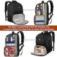 thumbnail image 4 of Mochila MATEIN para hombre, 45 L, con puerto de carga USB, color negro, 4 of 9