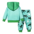 thumbnail image 5 of Kogui Toddler Outfits for Boys Boys Clothes Sweatsuit Winter Clothes Pants Set Boys Outfits Pullover Hoodies Size 2T 3T (Green,2-3 Years), 5 of 9