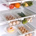 thumbnail image 4 of CAROOTU Refrigerator Organizer Bins with Handle Pull-out Fridge Drawer Organizer Freely, 4 of 6