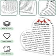 thumbnail image 5 of Memorial Plaque Sympathy Gifts for Loss of Husband Wife In Memory of Family Mom Dad Friends Grieving Acrylic Heart Keepsake Bereavement Condolences Present for Remembrance Table Decor 4x4 inch, 5 of 7