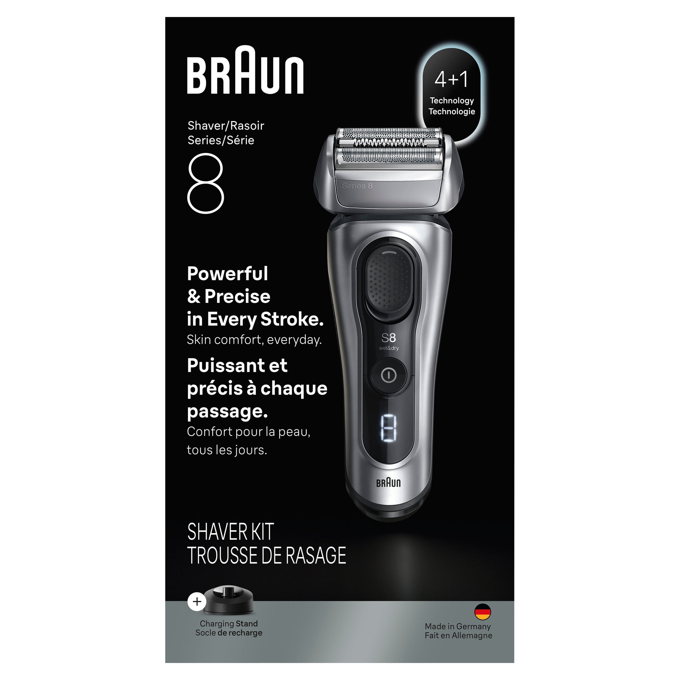 Free Shipping! Braun Series 8 Wet Dry Electric Shaver with