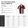 thumbnail image 5 of Goofa Firefighters USA Flag Printed Men's Casual Short-sleeved Shirt,Lightweight Breathable Button-down,Summer Casual men's top,Versatile Fashion shirt-4X-Large, 5 of 7