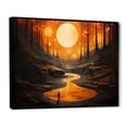thumbnail image 2 of Designart "The Path to Nirvana in Judaism I" Spiritual Floater Framed Wall Art Living Room, 2 of 7