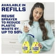 thumbnail image 4 of 4 Pack of Mr. Clean Clean Freak Multi-Surface Spray, 1 Starter Kit, 1 Refill, Lemon Zest, 32 fl oz, 4 of 4