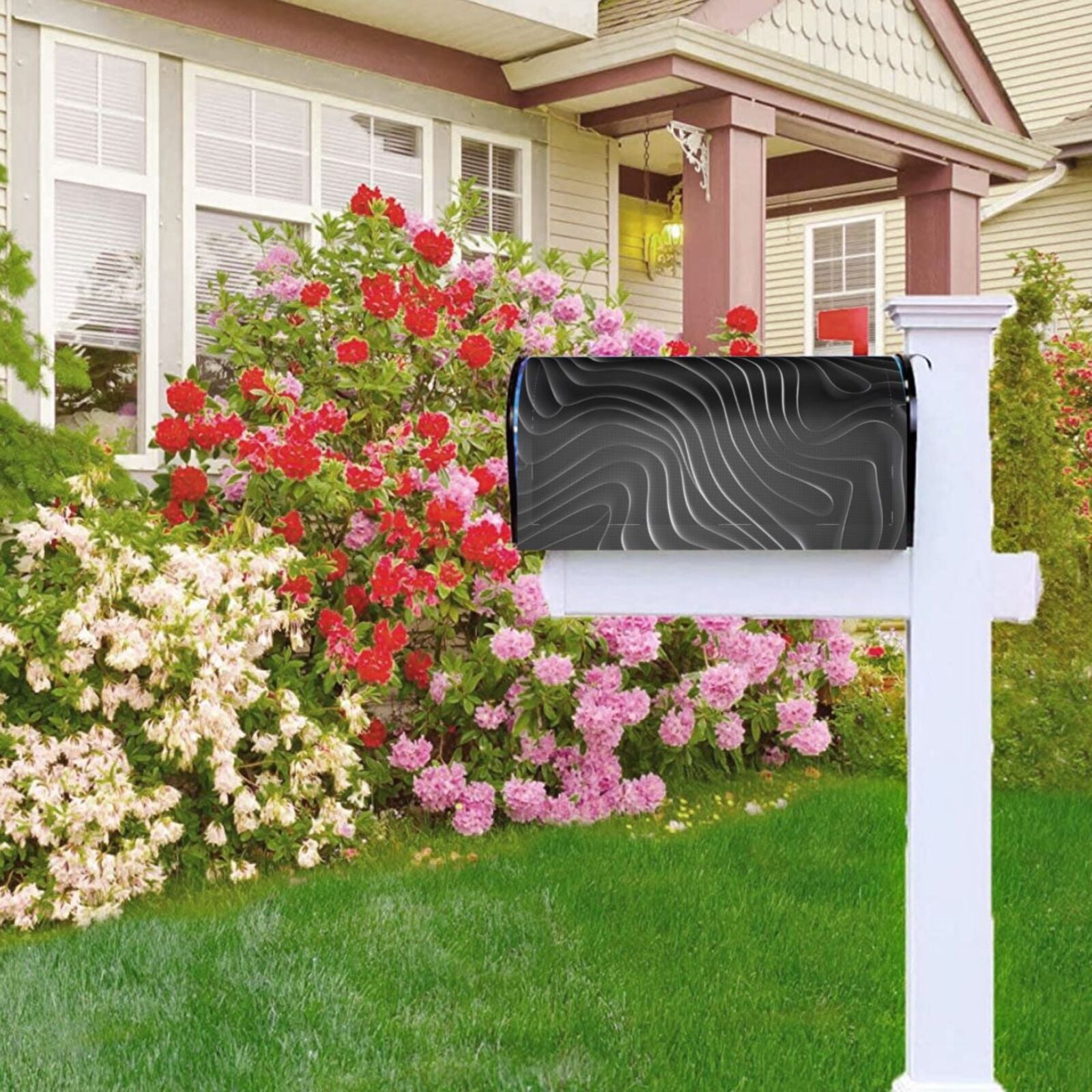 Kdxio Magnetic Mailbox Cover 21x18 in Mailbox Cover Outdoor Decoration Holiday Mailbox Covers for Home Garden Yard-21x18 in