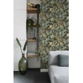 thumbnail image 3 of ESTA Home Zarinda Light Blue Flowers Wallpaper, 20.9-in by 33-ft, 3 of 6