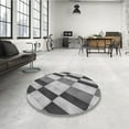 thumbnail image 3 of Ahgly Company Indoor Rectangle Patterned Carbon Gray Area Rugs, 8' x 12', 3 of 6