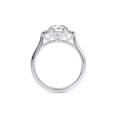thumbnail image 2 of 3 Stone 2 Ct Round Cut Diamond Engagement Rings for Women 925 Sterling Silver, 2 of 2