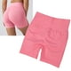 thumbnail image 1 of Pantalones cortos de entrenamiento ANGGREK transpirables rosa cintura alta, 1 of 8