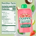 thumbnail image 5 of Outshine Fruit and Yogurt On the Go Smoothie Snacks, Strawberry Coconut, 3.5 oz Pouches (4 Pack)​, 5 of 12