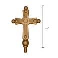 thumbnail image 5 of Nicky Bigs Novelties Gold Pope Cross Staff - Adjustable 5 Piece 54-Inch Tall Hollow Bishop Prop - Adult Halloween Cosplay Costume Accessory, Gold, One Size, 5 of 5
