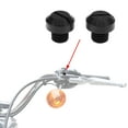 thumbnail image 2 of 2pcs Universal M10x1.25 Motorcycle Right Side Mirror Hole Plugs Rearview Mirrors Caps Screws Black, 2 of 6