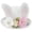 white, variant on Easter Bunny Ear Top Hat Easter Cartoon Cap Rabbit Ears Top Hat for Women Halloween Party Accessories Carnival Party