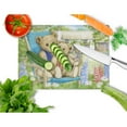 thumbnail image 2 of Springtime Teddy Bears in Flowers Glass Cutting Board Large, 2 of 2