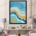 thumbnail image 3 of Designart 'Abstract Composition In Blue and Yellow VI' Modern Framed Art Print, 3 of 4