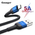 thumbnail image 2 of Bearachild Cable USB tipo C 5A para Mate 30 P30 P20 Pro Lite, de carga rápida USBC tipo C, Cable de USB-C Teléfono y Comunicación azul 1m, 2 of 6