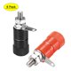 thumbnail image 1 of Conector de terminal de altavoz Uxcell de 4mm, poste de conexión banana rojo negro, paquete de 6, 1 of 5