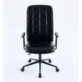 thumbnail image 2 of DECMAY High Back Office Chair in Antique PU Leather, Swivel Task Chair with Armrests and Adjustable Gas Lift, 2 of 14