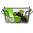 thumbnail image 3 of Wire Baskets For Storage, Stackable Bins, Fruit Basket, Pantry Wire Baskets, Vegetable Storage, Onion Storage (Narrow), 3 of 7