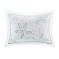 thumbnail image 3 of Harbor House 4-Piece Maya Bay Cotton Embroidered Oversized Comforter Set, Cal King, White, 3 of 5