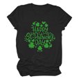 thumbnail image 2 of Meichang T-Shirt de la Saint-Patrick pour Femme Vert Shamrock Trèfle à Quatre Feuilles T-Shirts Graphiques Hauts Verts Décontractés Manches Courtes Col Rond T-Shirts de la Saint-Patrick Liquidation, 2 of 3