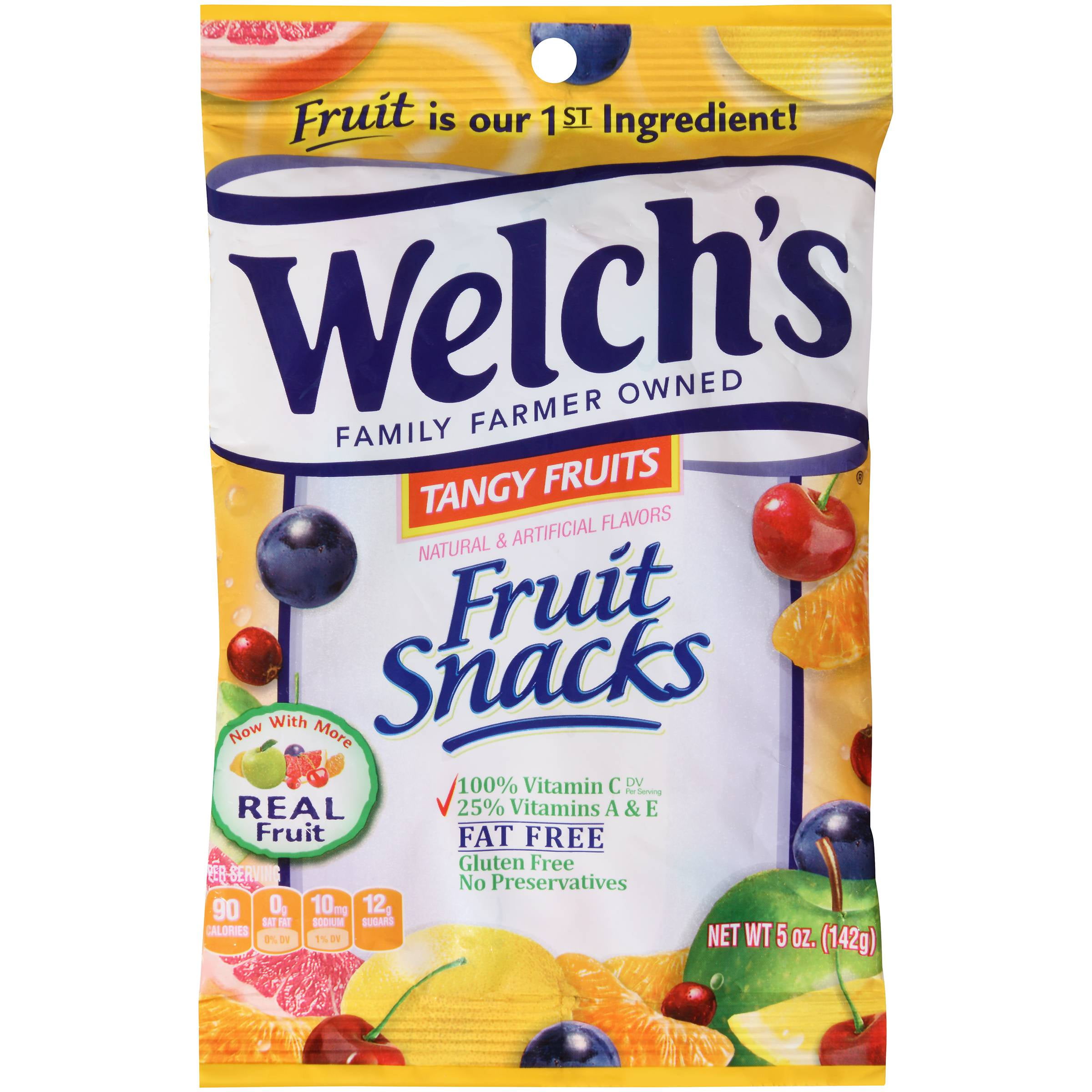 cherries and berries fruit snacks