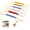 Assorted Colors, variant on Q-Tip Cat Toy with Catnip, 6-Pack Beige Giant Kitten Chew Sticks, Durable Dental Chew Toy - Ideal Gift for Cat Lovers