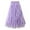 Purple, variant on RUTAYY Women High Waisted Thin And Sweet Mesh Stitching A-Line Cake Skirt Midi Skirt Solid Color Flowy Swing Pleated Beach Skirts