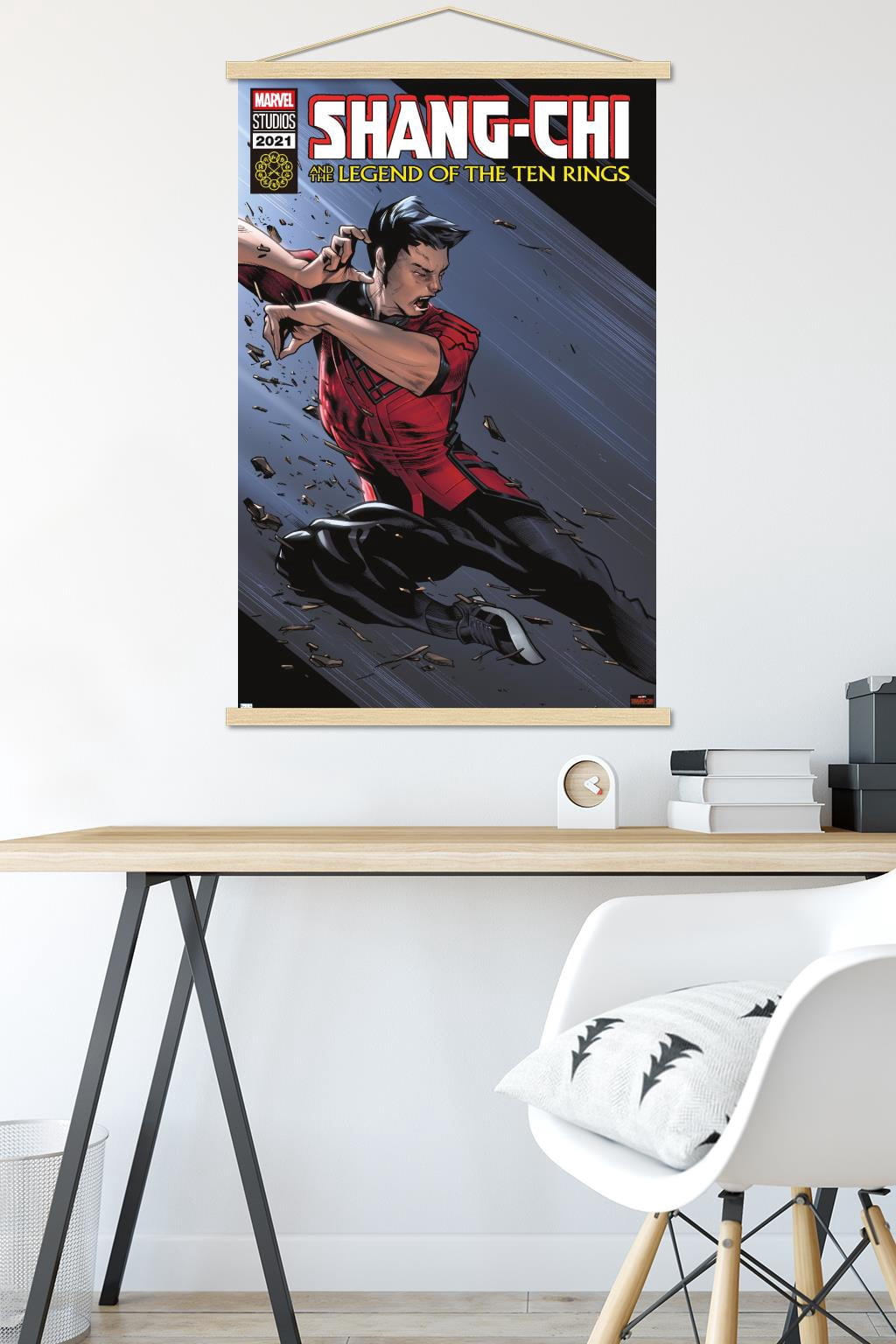 Marvel Shang-Chi and the Legend of the Ten Rings - Attack Wall Poster with Magnetic Frame, 22.375" x 34"