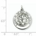 thumbnail image 2 of Beautiful Sterling Silver Antiqued Holy Trinity Medal, 2 of 2