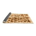 thumbnail image 2 of Ahgly Company Indoor Rectangle Abstract Orange Modern Area Rugs, 8' x 10', 2 of 4