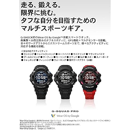 Casio] Watch G-SHOCK G-SQUAD PRO GSW-H1000-1JR Men's Black - Walmart.com