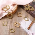 thumbnail image 5 of JEWLALO 10PCS Vintage Mini Picture Frames 1x1 Inch Small Gold Frames Tiny Antique Resin Photo Frame Wall Hanging Display Table Frame for DIY Jewelry Christmas Holiday Party Hotel Decor, 5 of 7