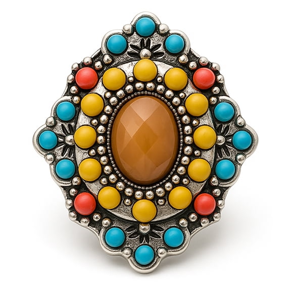 Antique Bead Snap Jewelry Ginger Charm Button, For Interchangeable DIY Customizable Accessories