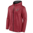 thumbnail image 2 of Men's Fanatics Cardinal/Black Arizona Cardinals Ball Carrier Full-Zip Hoodie, 2 of 3