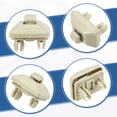 thumbnail image 5 of Unique Bargains 4 Pcs Car Sun Visor Clip Plastic Sun Visor Hook Clip Sun Visor Clip Retainer Fit for Audi Beige, 5 of 6