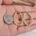 thumbnail image 6 of Alexcraft Twist Earrings | 14K Gold Plated Twisted Hoop Earrings Thick Silver Huggie Hoop Earrings for Women - Chunky Hypoallergenic Earrings for Gift, 6 of 6
