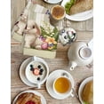 thumbnail image 4 of Happy Easter Kitchen Dish Towels for Drying Dishes Set of 4, Rabbit Eggs Spring Flowers Butterfly Striped Waffle Weave Microfiber Hand Tea Bathroom Towels Quick Dry & Absorbent Towel 15.7x23.6, 4 of 7