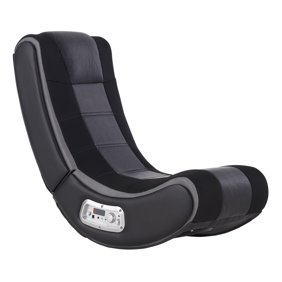 Best Choice Products Foldable Floor Gaming Chair W Audio Speakers