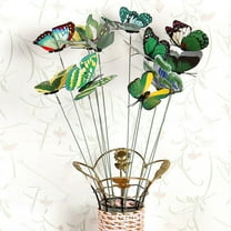 Butterfly Stakes Fake Butterflies Stake 3D Butterflies Stakes, Colorful Metal Sticks For Flower Arrangements, Garden Decorations, Outdoor Yard Decor For Garden Outdoor Ornaments Walmart Clearance