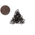 thumbnail image 2 of The Bead Chest Black 4mm Round Open Jump Rings, Pack of 100, 2 of 4