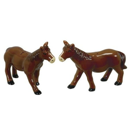 Willfred Ceramics - Retired Andrea by Sadek J. Willfred Horse Salt & Pepper Shakers