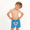 thumbnail image 6 of Xuhomer Summer Swim Trunks for Boys Teens Funny Print Drawstring Elastic Waist Beach Shorts Casual Loose Vacation Bathing Suit 6-15T, 6 of 7