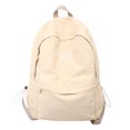 thumbnail image 1 of (Envío A La Mitad) 2006 Dopamina Color Sólido Nylon Estudiante Mochila Escolar Deportiva Mochila Informal (Caqui) Caqui, 1 of 9