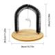 thumbnail image 4 of Arco perfecto para el aseo de gatos con bolsa de rascador y masajeador. El poste de cepillado reduce la caída del pelo y el pelo suelto., 4 of 8