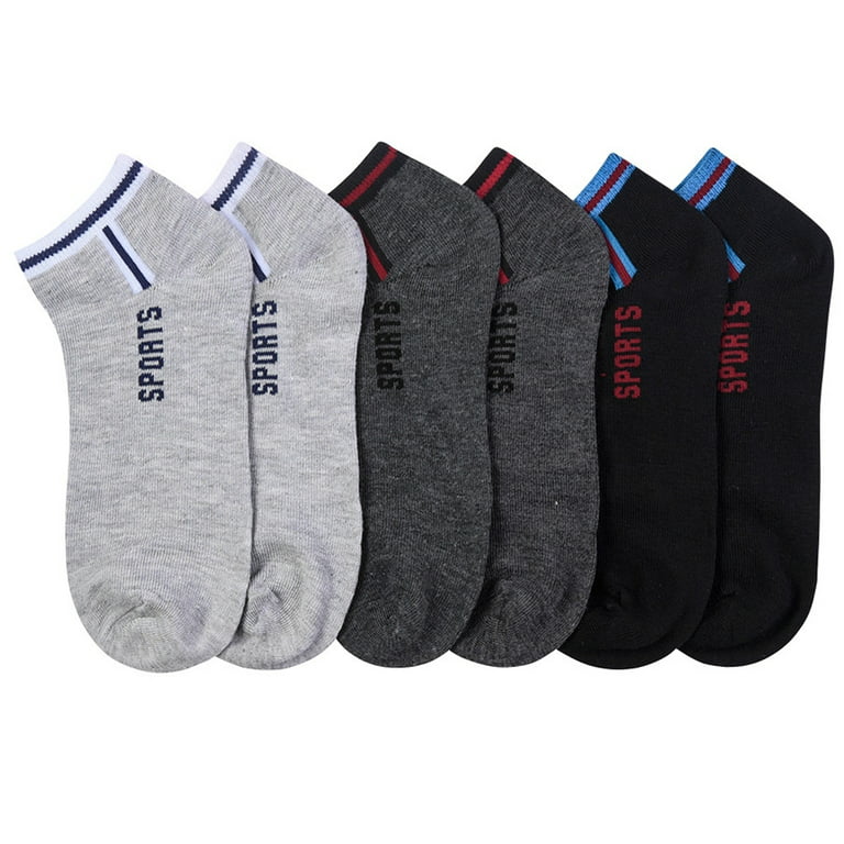 12 Pairs Mens Crew USA Socks Sports Athletic Cushioned Soccer 9-11 Cotton  Grey 