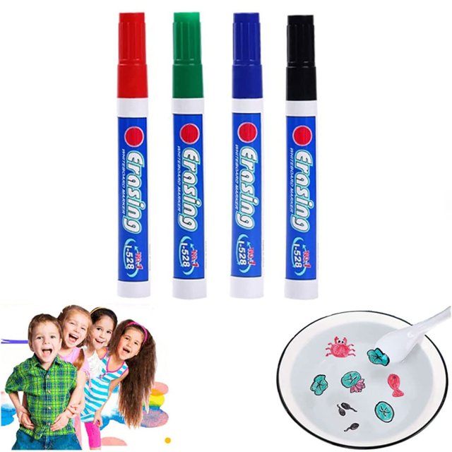 Juguete Pincel de Agua Rotulador Pizarra Blanca Color Niños Rotulador Lavable 50ml AMMAO TOY230209-1015toy