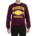thumbnail image 2 of Wild Bobby City of Washington was American Football Fantasy Fan Sports Unisex Crewneck Graphic Sweatshirt, Maroon, Medium, 2 of 3