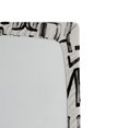 thumbnail image 2 of Ambesonne Abstract Fitted Sheet, Grunge Letters Pattern, Twin Size, Charcoal Grey White, 2 of 2